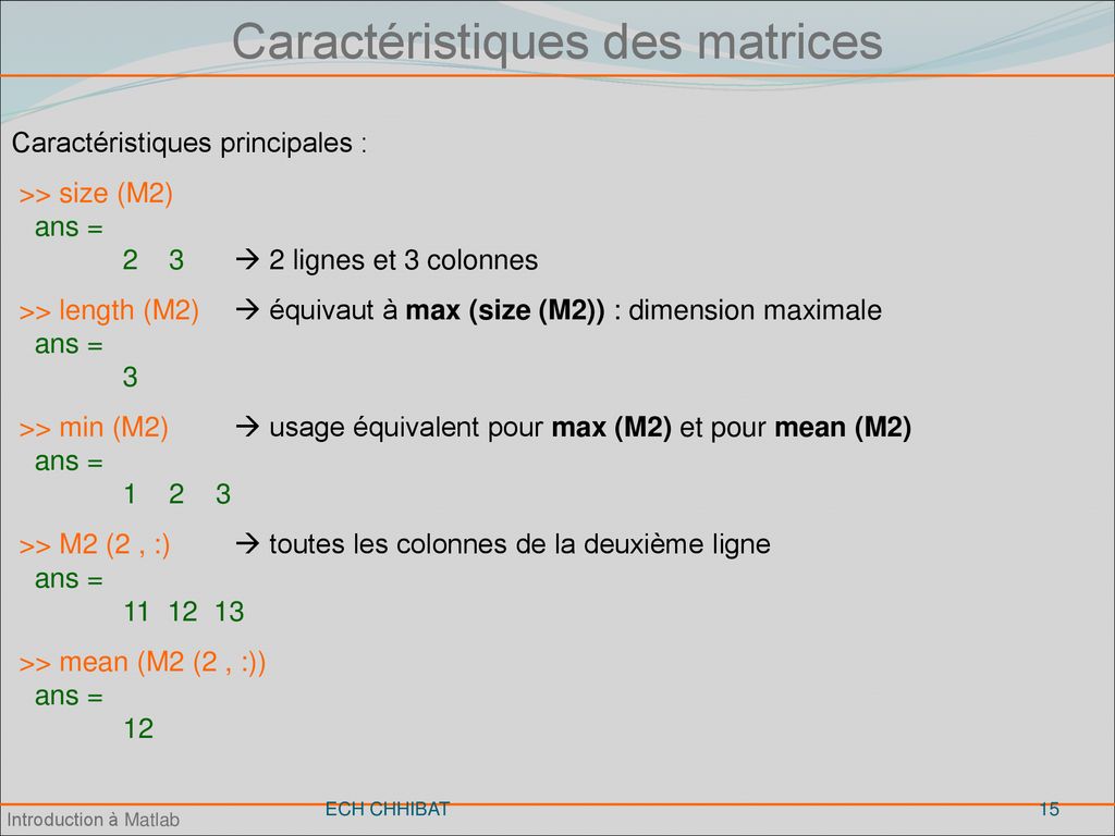 Introduction Matlab Ppt T L Charger